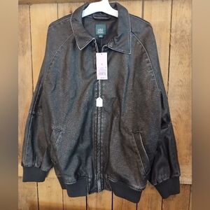 NWT Wild Fable Black Faux Leather Jacket
